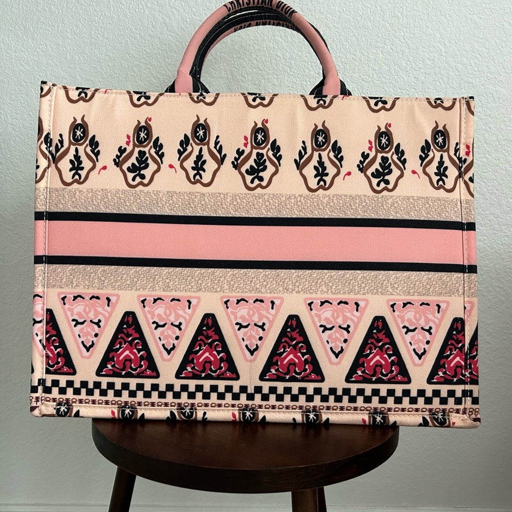 Designer inspired summer tote - pool bag - tropical bag -vacation bag